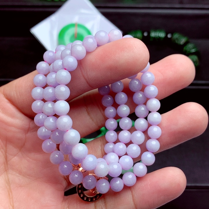 翡翠未镶嵌毛衣链