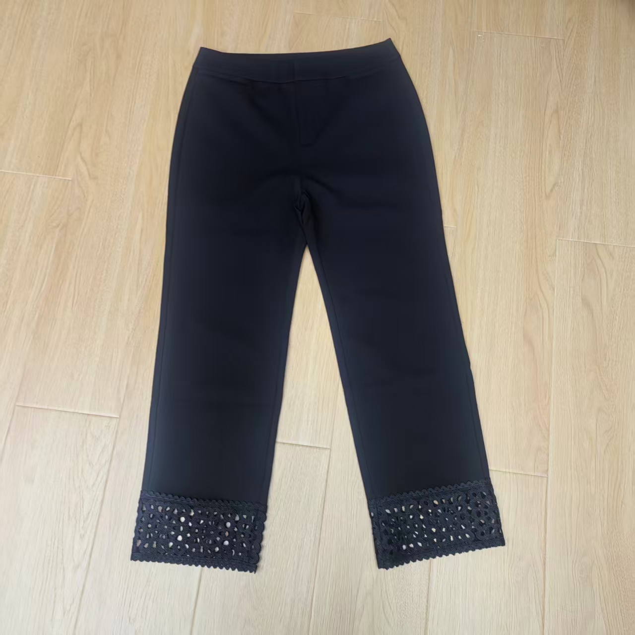 【南油玲姐】黑色休闲裤K7803