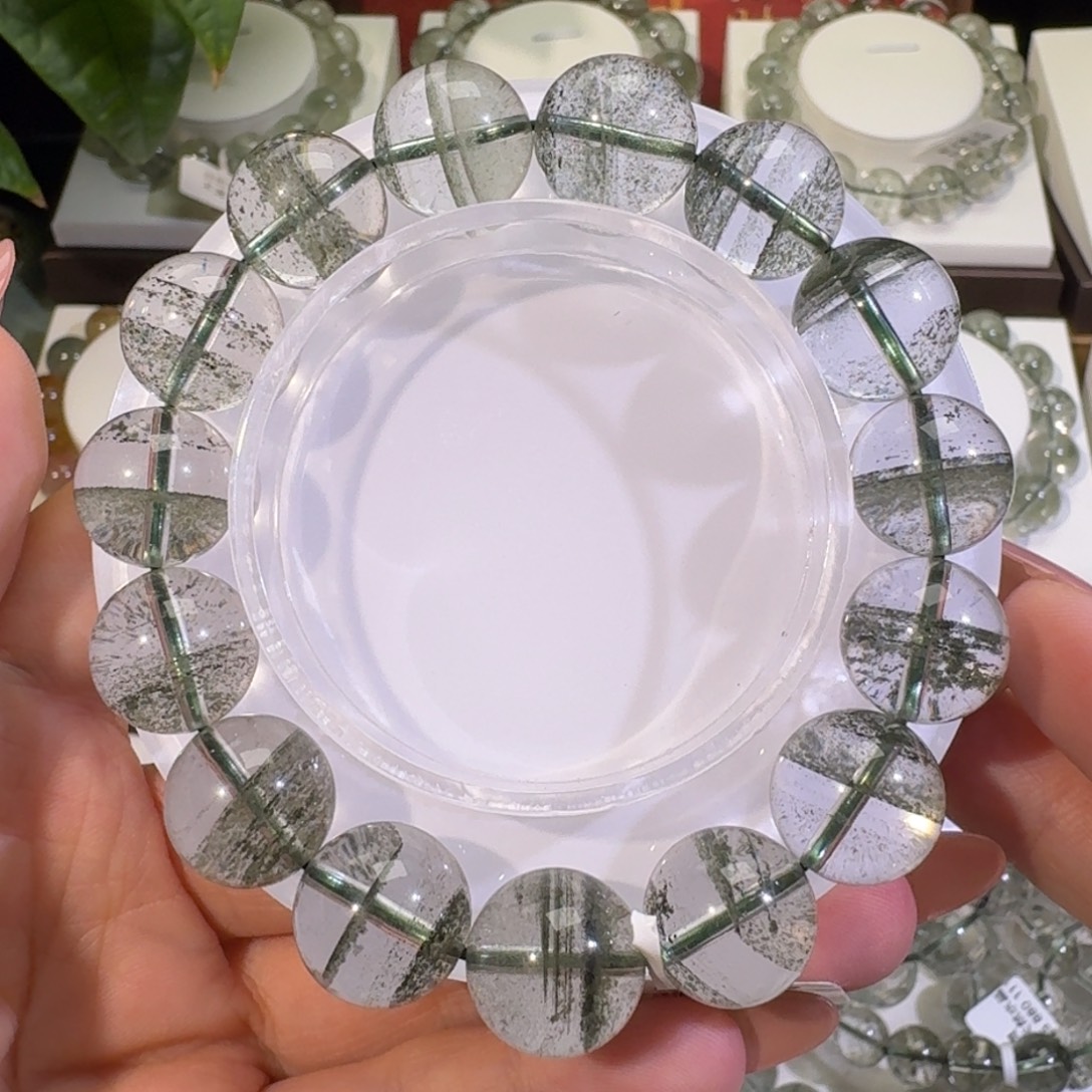 未镶嵌水晶手链绿幽灵