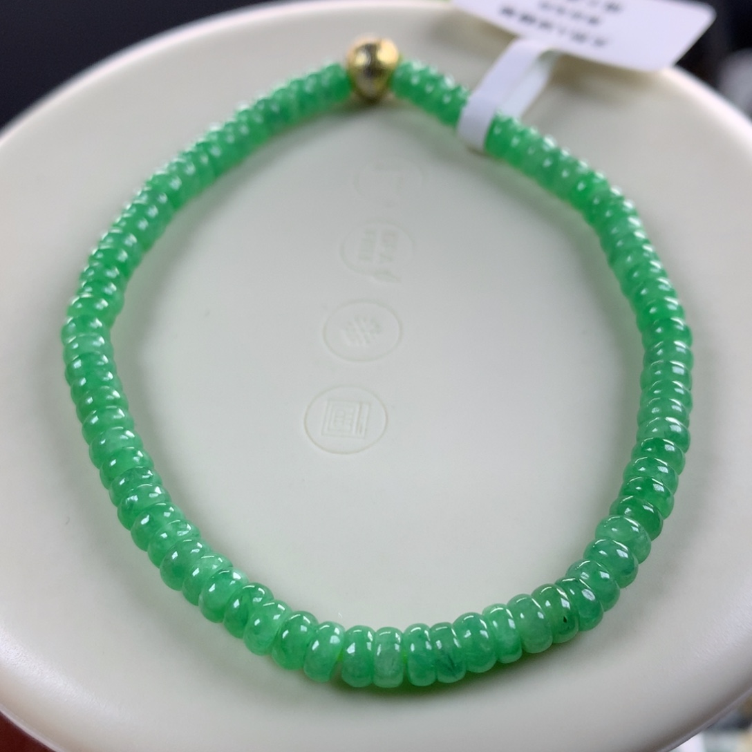 翡翠未镶嵌手链卡4