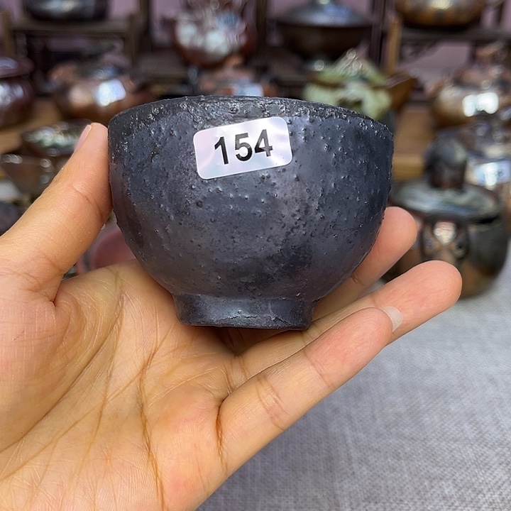 裸柴烧陶瓷手工茶器