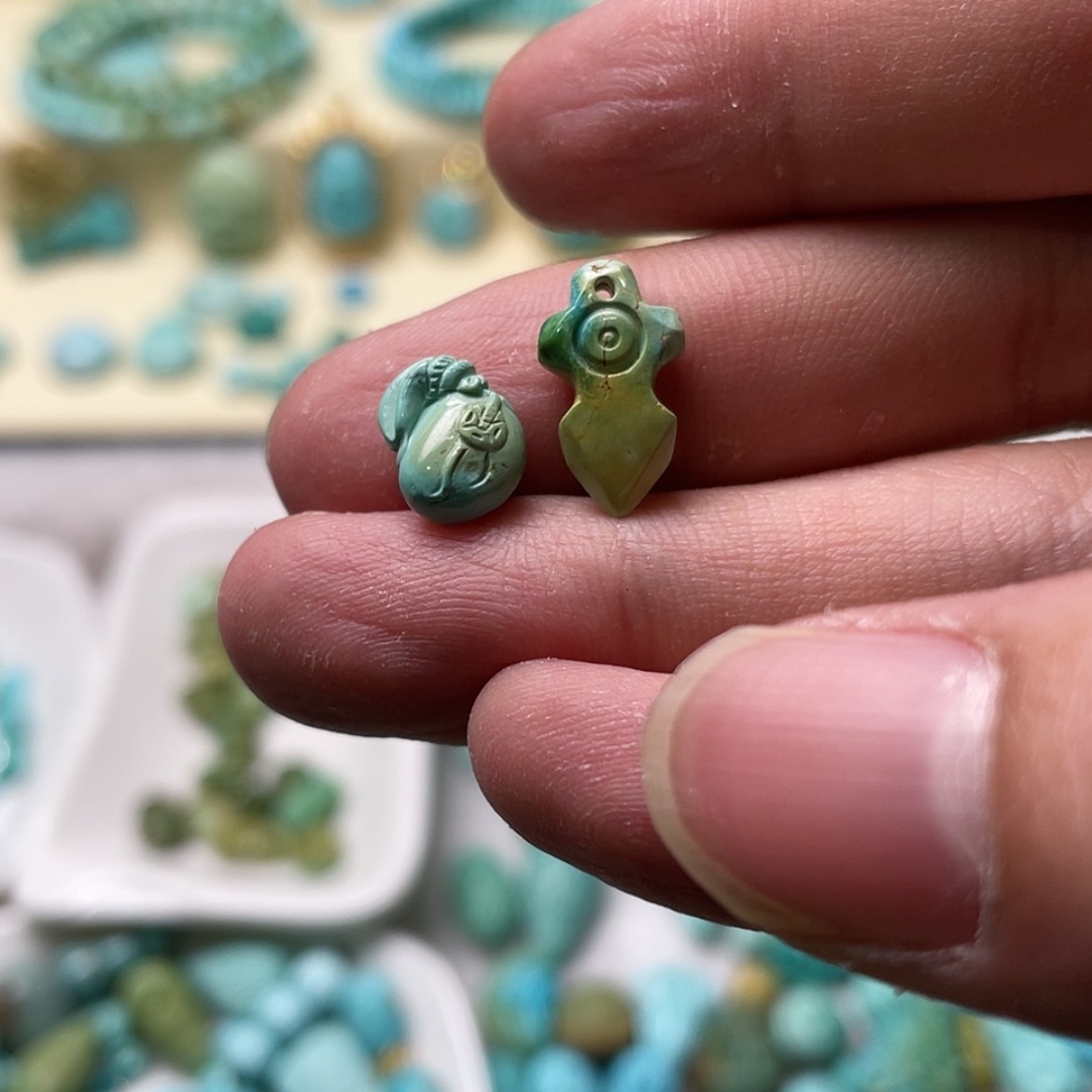 【闪购商品】绿松石珠宝奇石未镶嵌w**w