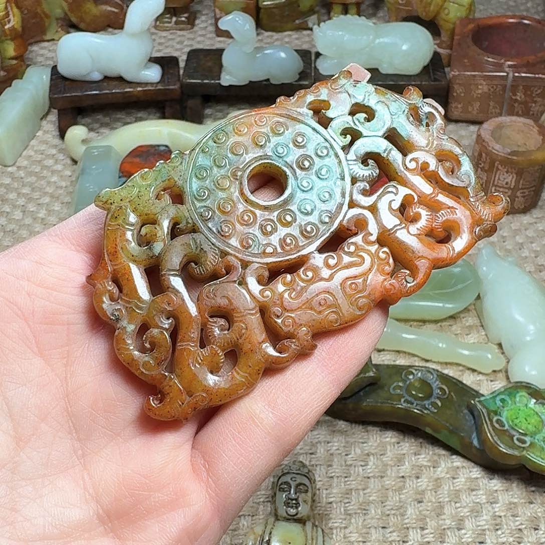 白玉菩提吊坠挂件