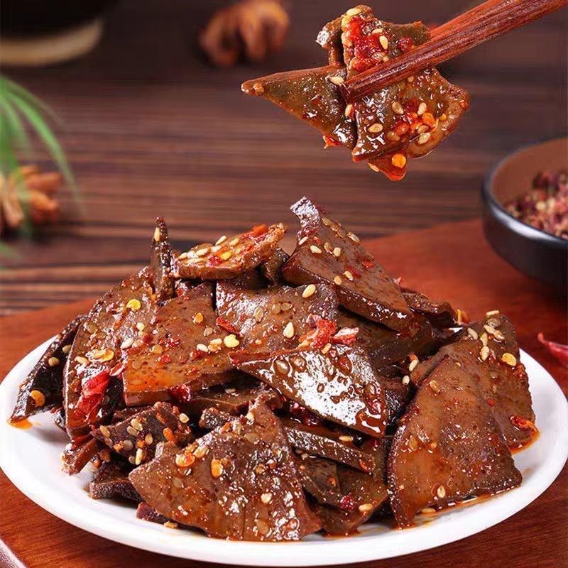 太康灶柴火麻辣猪肝香辣风味休闲即食卤味熟食解馋下酒菜