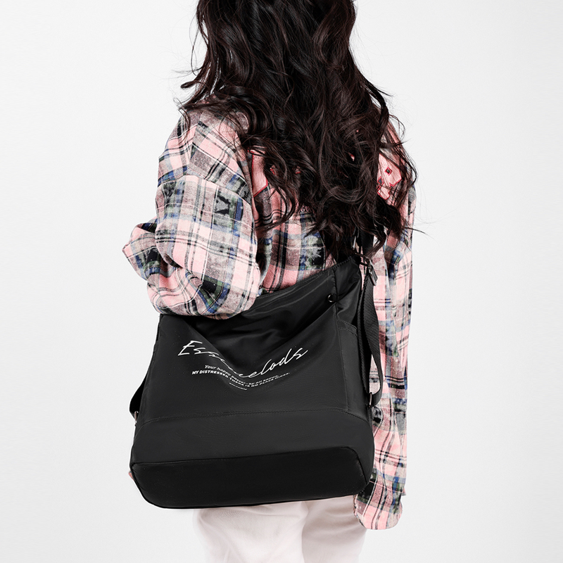 2512潮流时尚小众单肩包通勤夏季简约百搭双肩包运动风纯色轻便