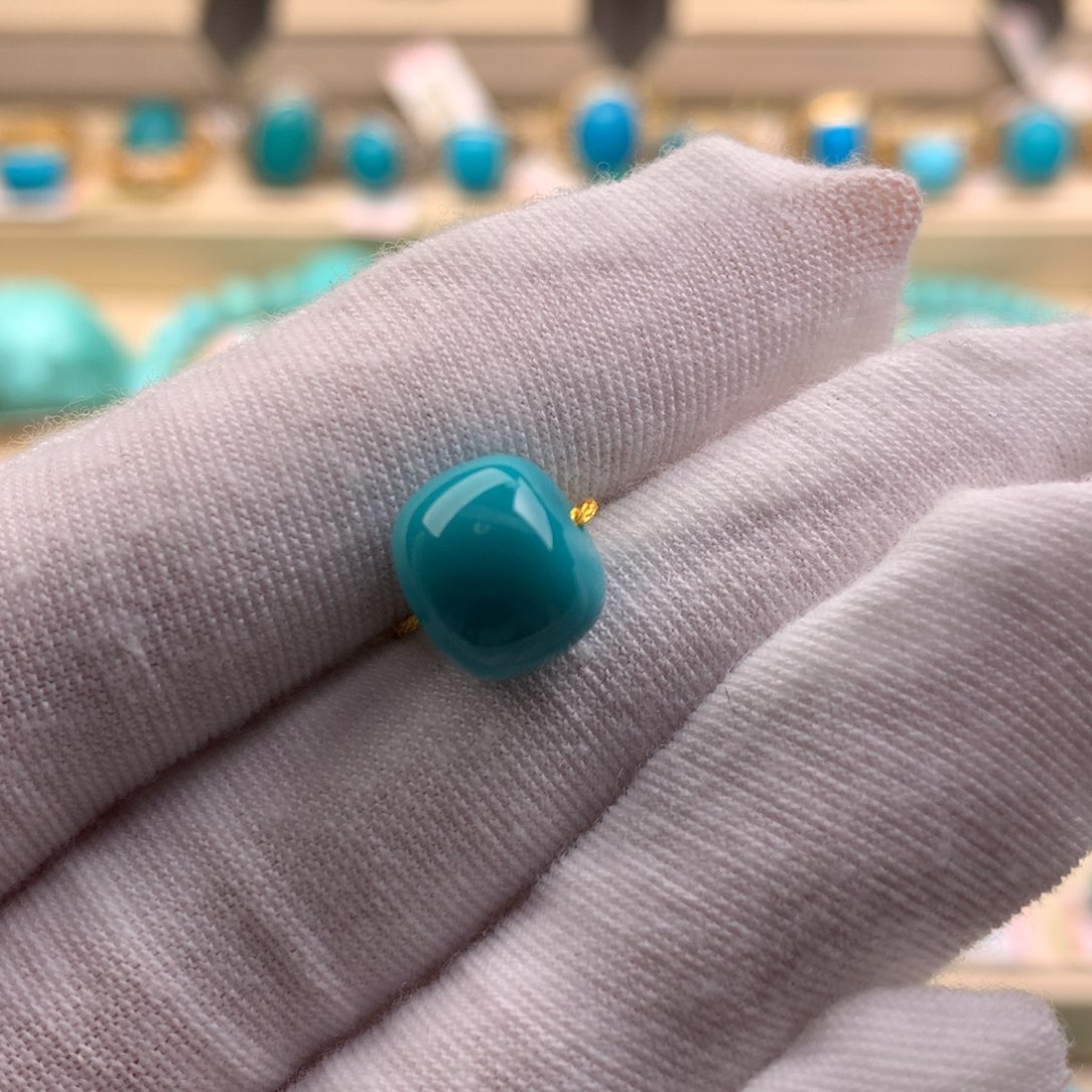 未镶嵌绿松石珠宝奇石10.5-8.7