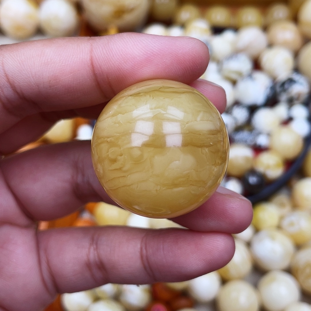 未镶嵌蜜蜡珠宝奇石小坑31.2