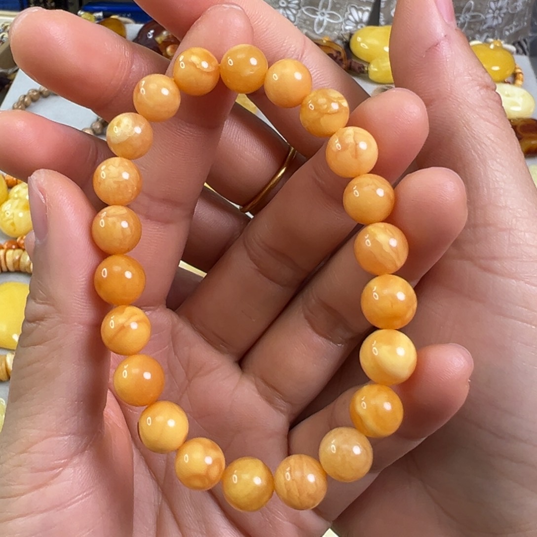 蜜蜡裸石未镶嵌蜜蜡