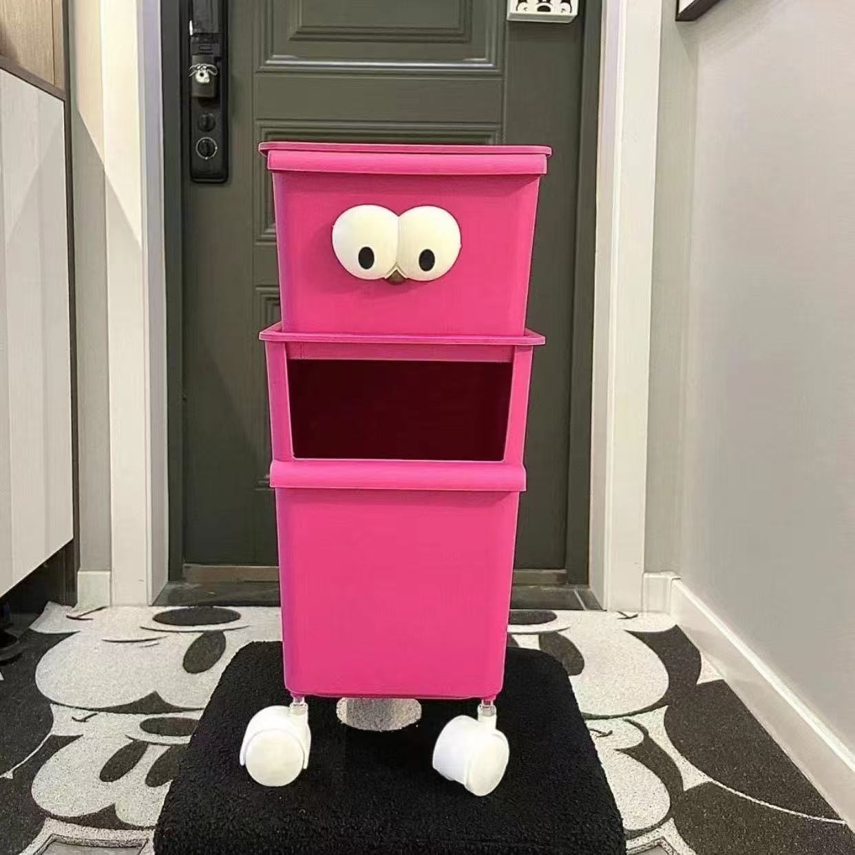 ins风桌面收纳盒可叠加多层宿舍面膜抽屉整理箱零食杂物置物架