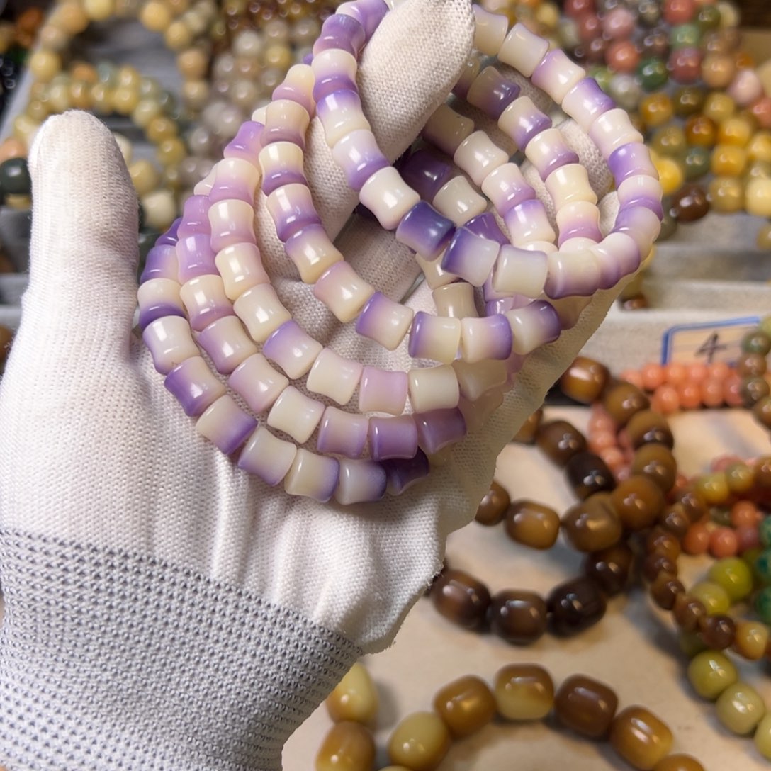 手串菩提根/象牙果紫竹节卡9