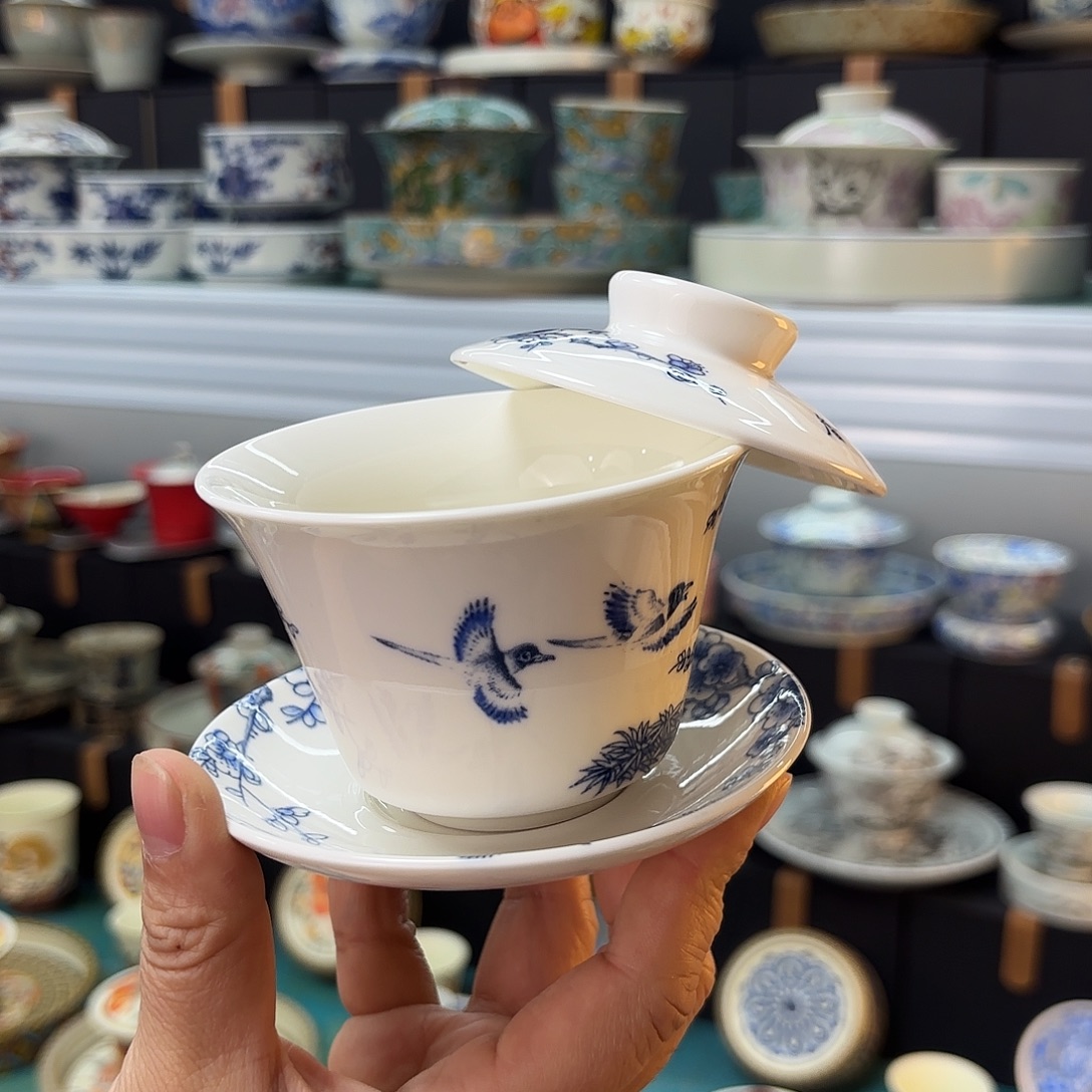 盖碗还能这样子好看啊