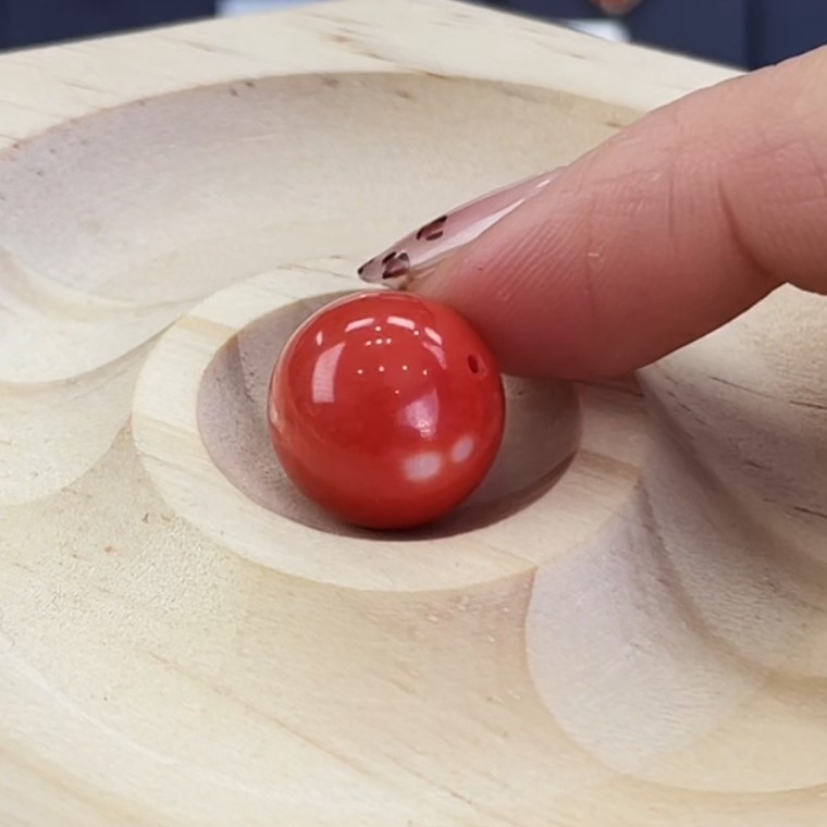 天然宝石红珊瑚圆珠