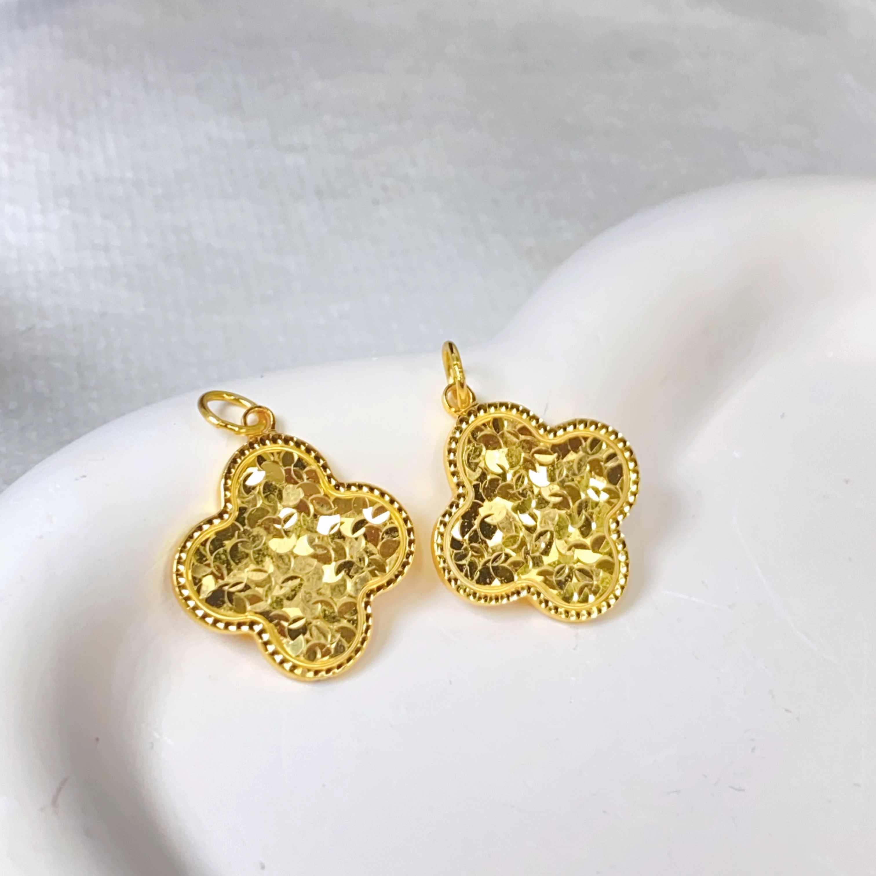 足银银制品 【星浩珠宝】足银四叶草吊坠10-2T140H141多样性发一件