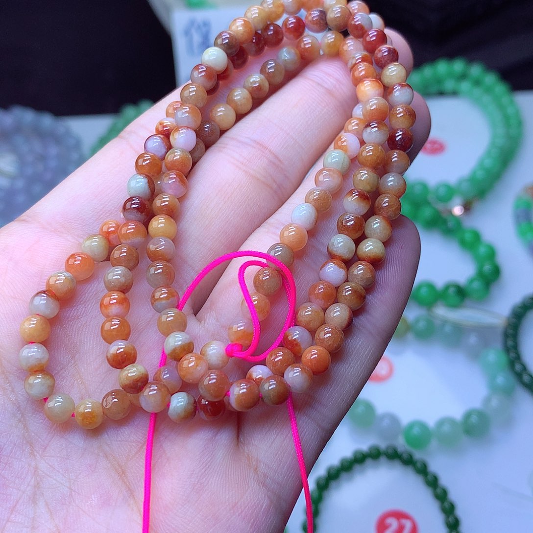 翡翠毛衣链未镶嵌卡5.2