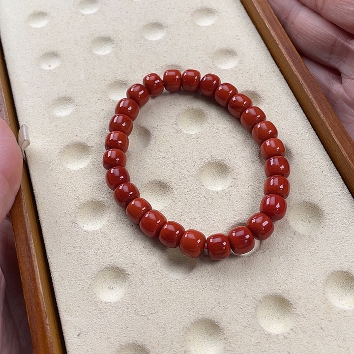 南红玛瑙手串未镶嵌元*