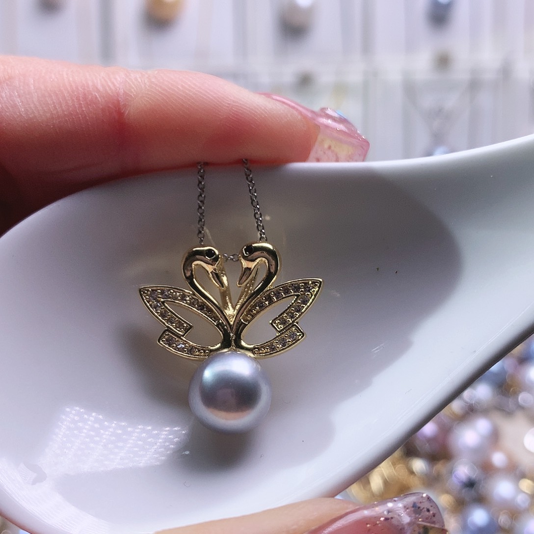 淡水珍珠颈饰合金