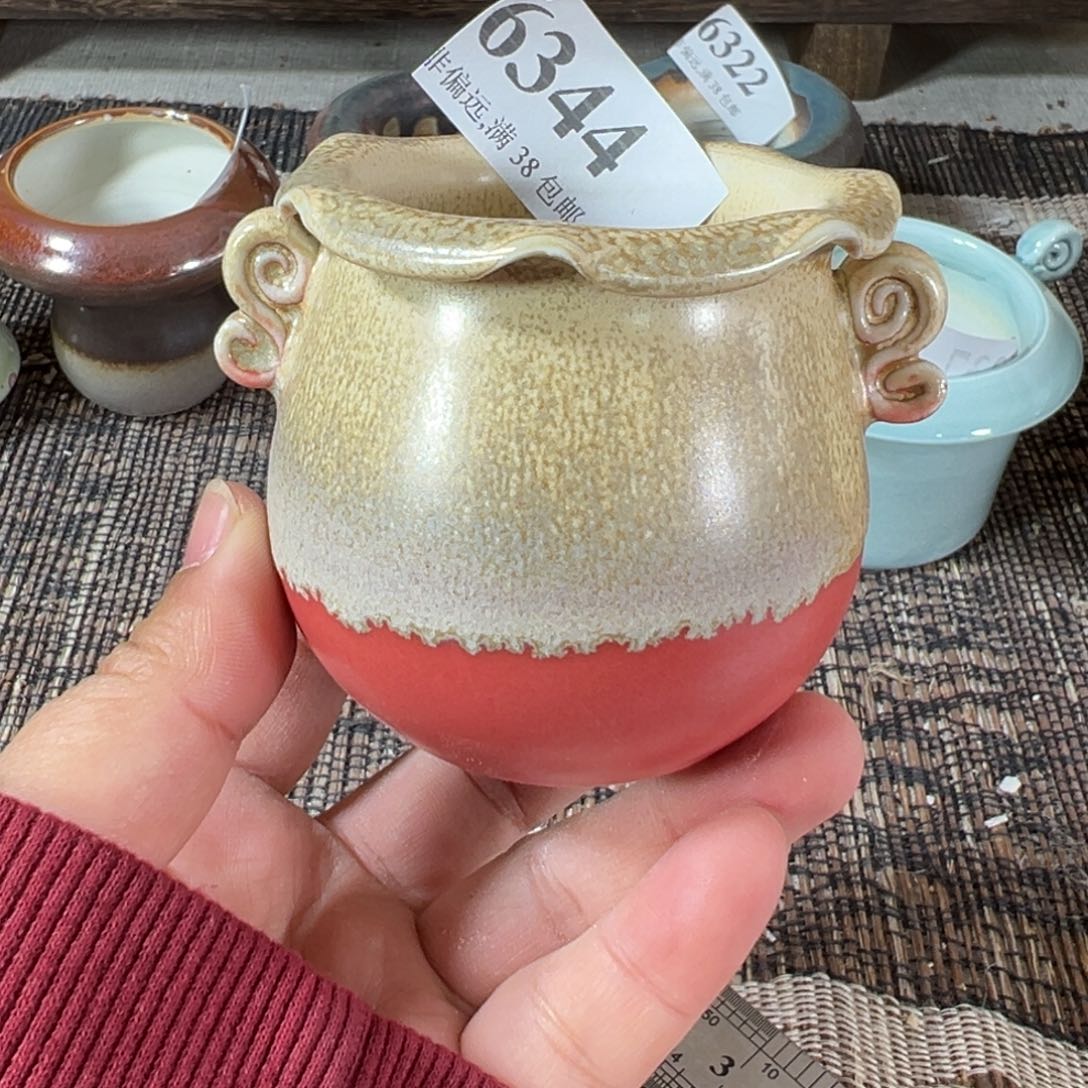 陶瓷景德镇手工花盆