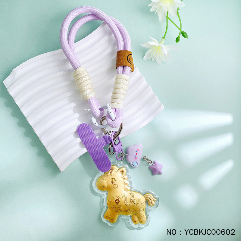 马年2026马上有钱挂件包包挂饰生肖马钥匙扣本命年送礼礼品