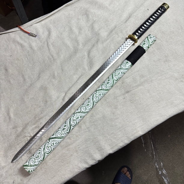 2414 龙泉昊天宝贝剑高猛钢唐横刀未开刃