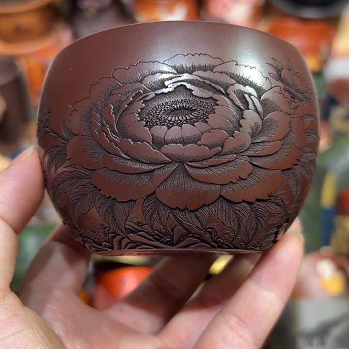 茶杯紫砂宜兴紫砂主人杯