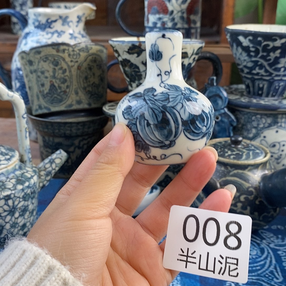 陶手工手绘青花高温陶瓷