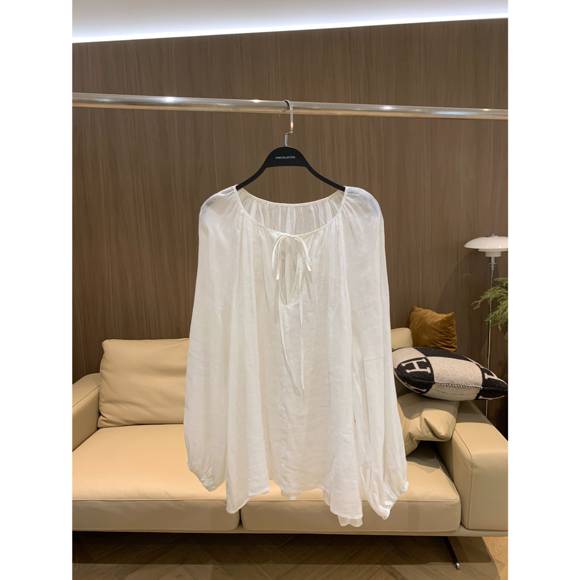 饭饭FANN COLLECTION 小众设计感百搭宽松显瘦衬衫FANNQ010
