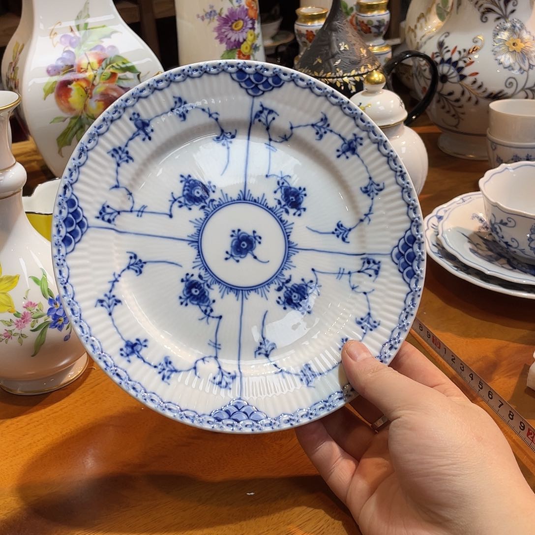 瓷片中古哥本哈根餐盘