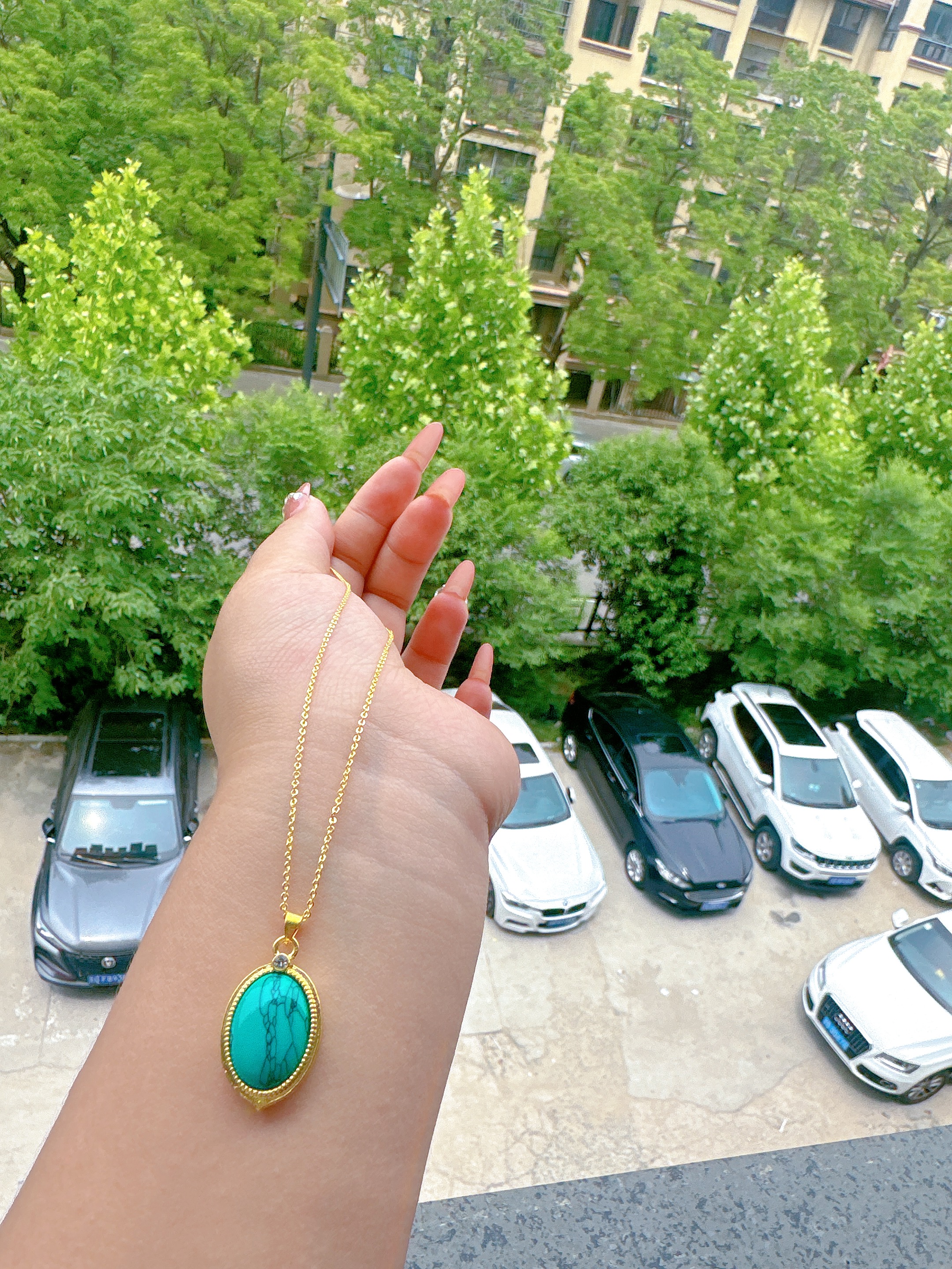 【莹莹专属】蒙松蛋面吊坠M4373