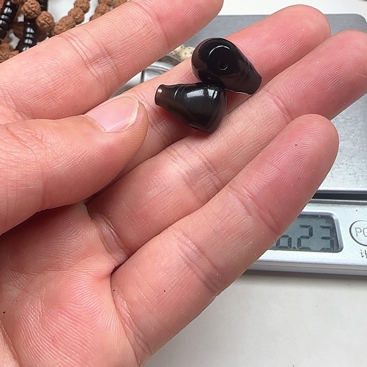 金刚菩提吊坠两个黑三通10➕