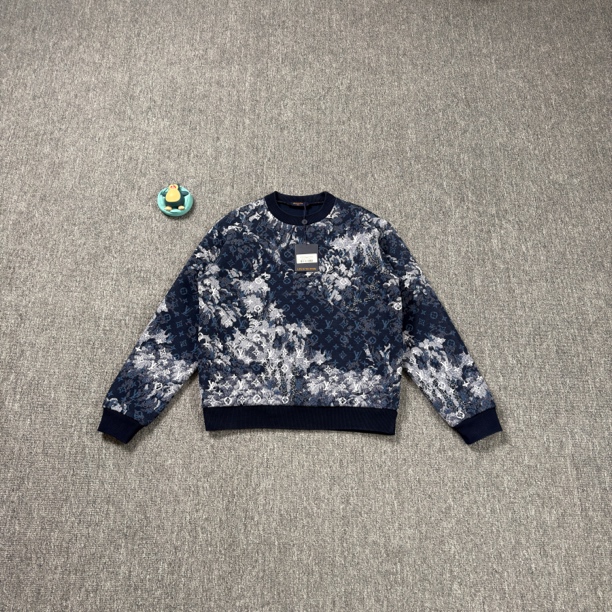 未使用 LouisVuitton/路易威登 挂毯满印圆领卫衣/M码