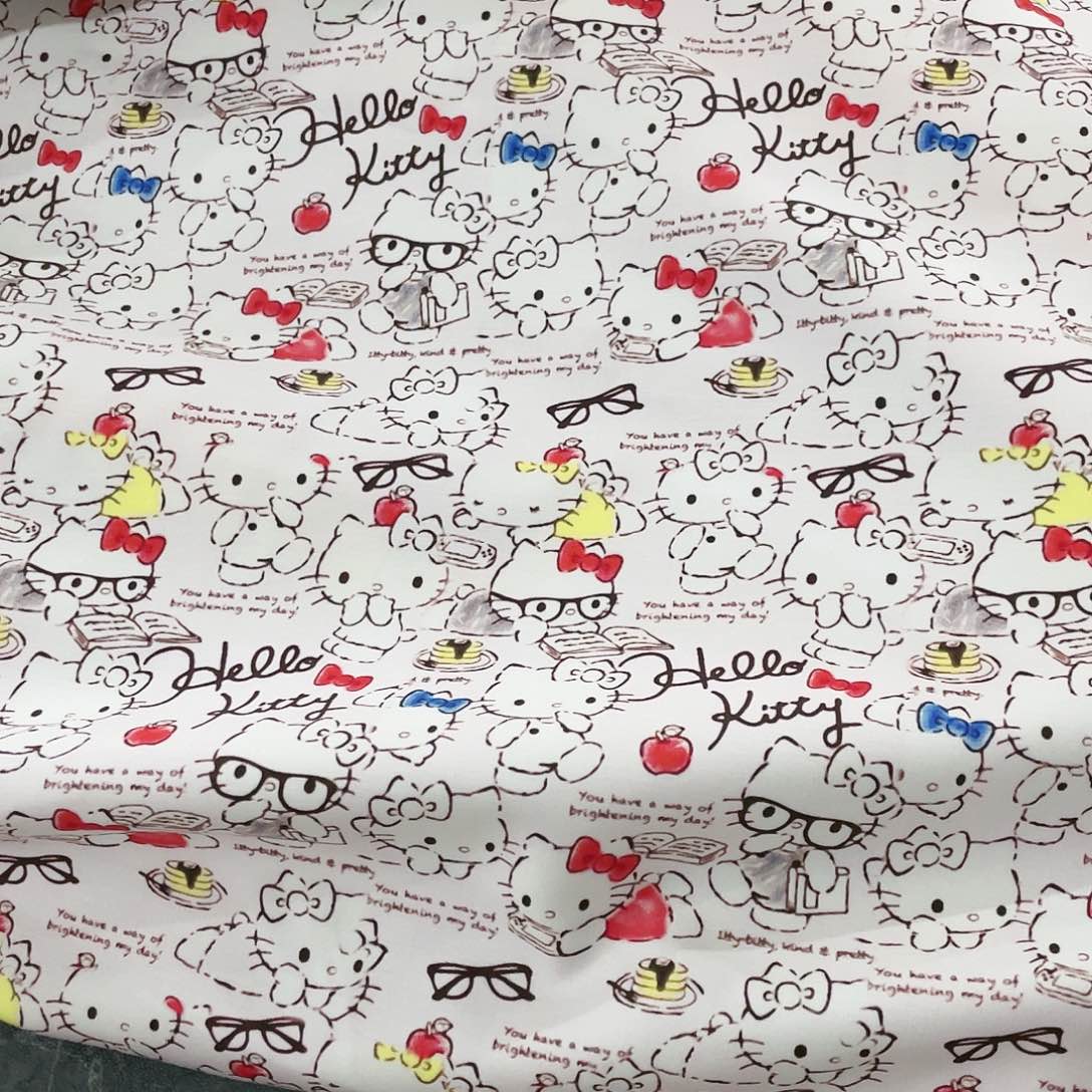 一米价纯棉双层府绸1.5米宽果子布艺地卷