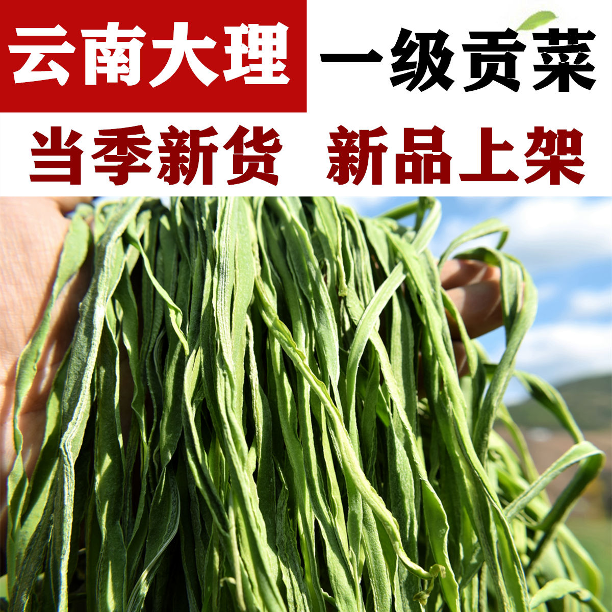 2024新贡菜干特级农家贡菜干新鲜苔菜响菜土特产干货脱水蔬菜