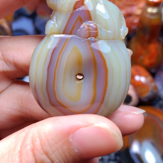 三***木玛瑙/玉髓未镶嵌颈饰