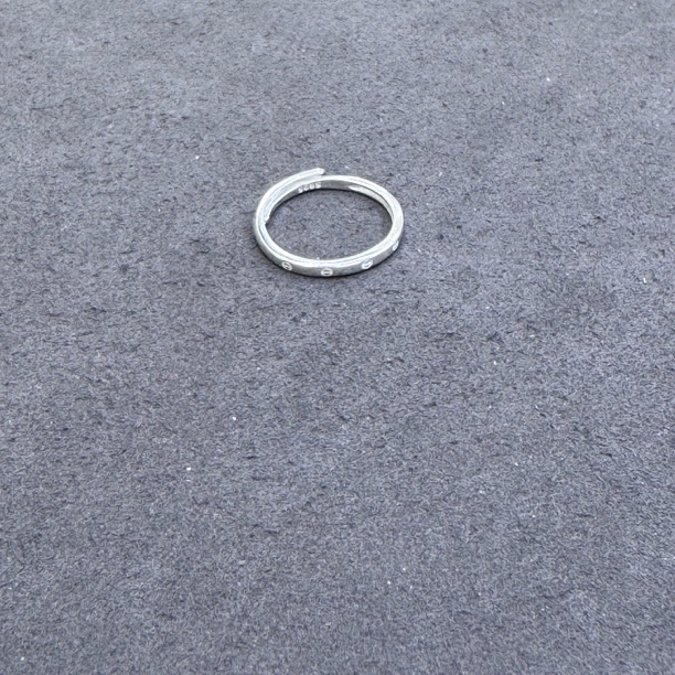 925银戒指 A515-银制卡加戒指一个开口可调节