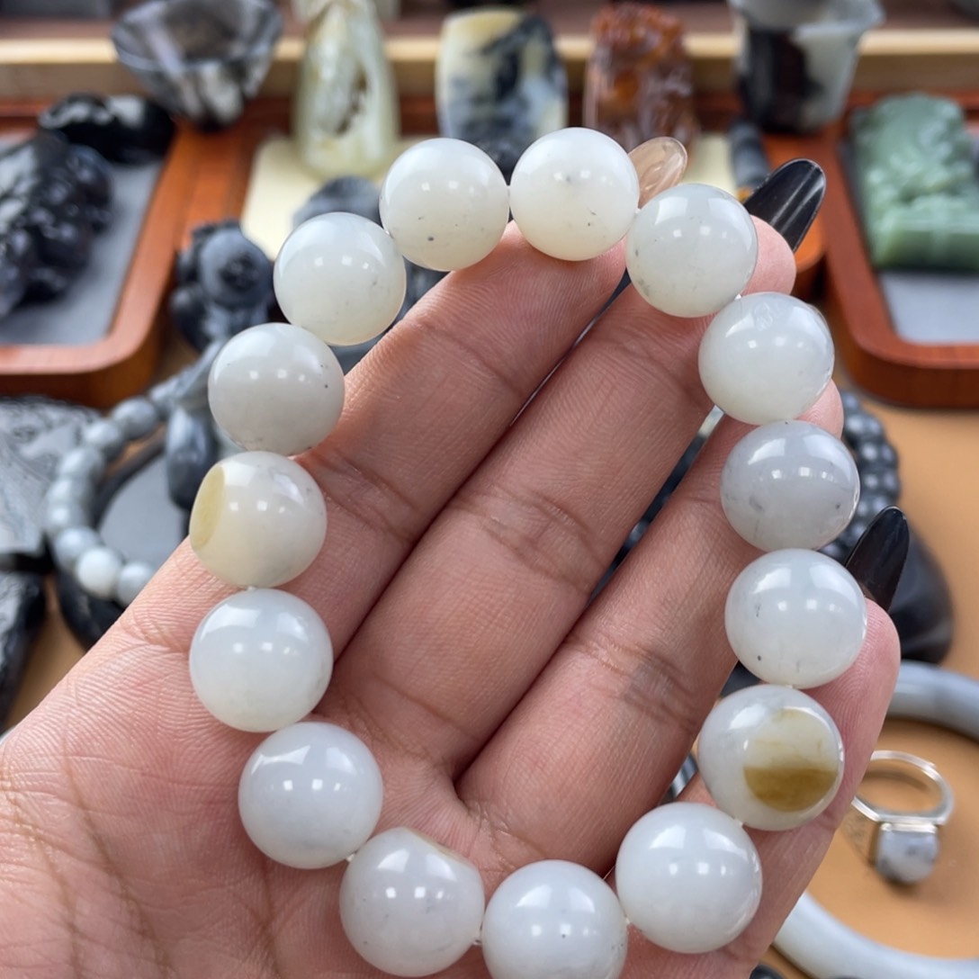 和田玉（糖玉）手链未镶嵌