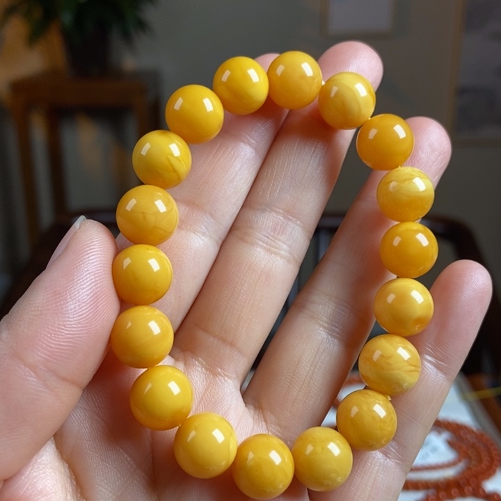 琥珀手链未镶嵌蜜蜡手串11