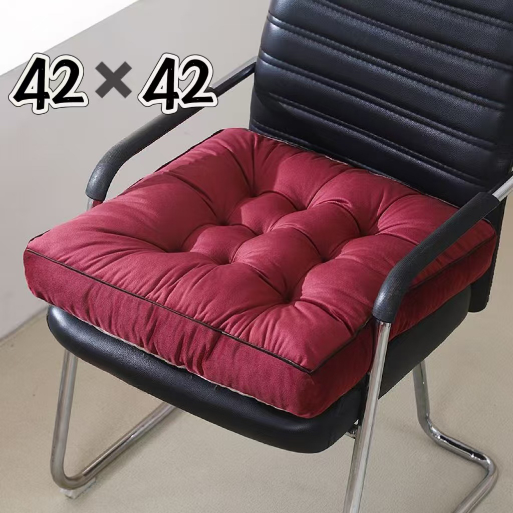 加厚椅子坐垫增高超软防滑底办公室久坐不塌学生茶室蒲团垫冬季