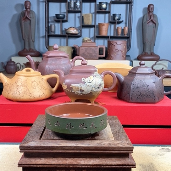 紫砂茶杯文心杯微瑕
