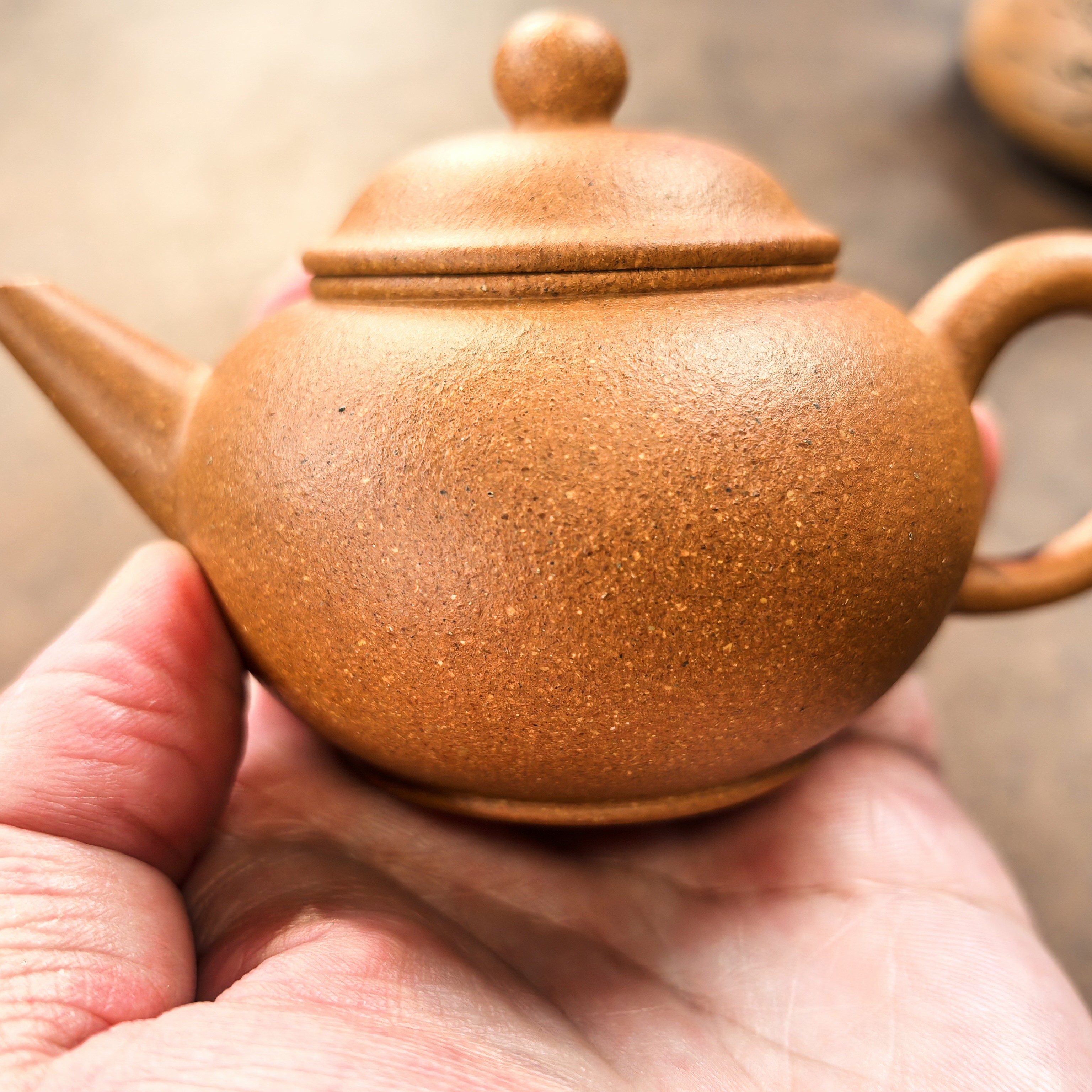 半手工老档口黄金段水平壶茶具