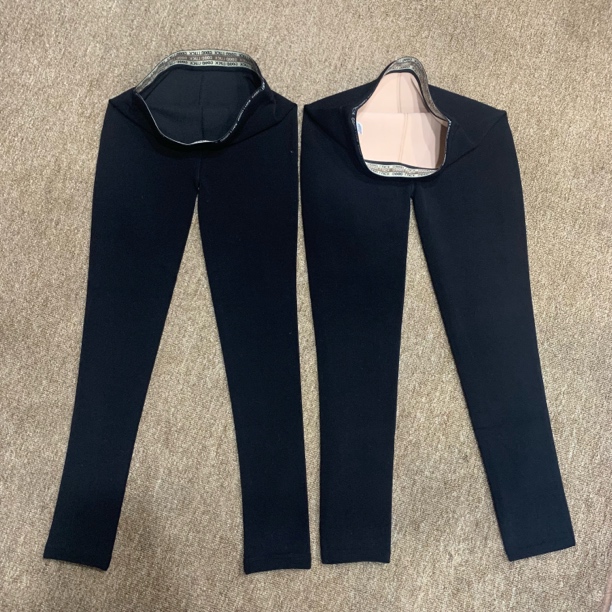 2025新款高腰显瘦云朵裤女款秋冬修身竖纹保暖打底裤