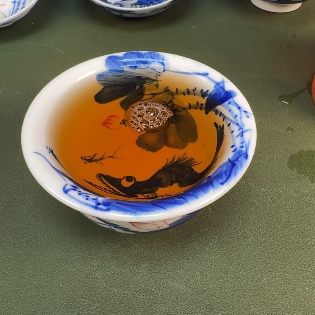 陶景德镇纯手绘茶具圆圆253