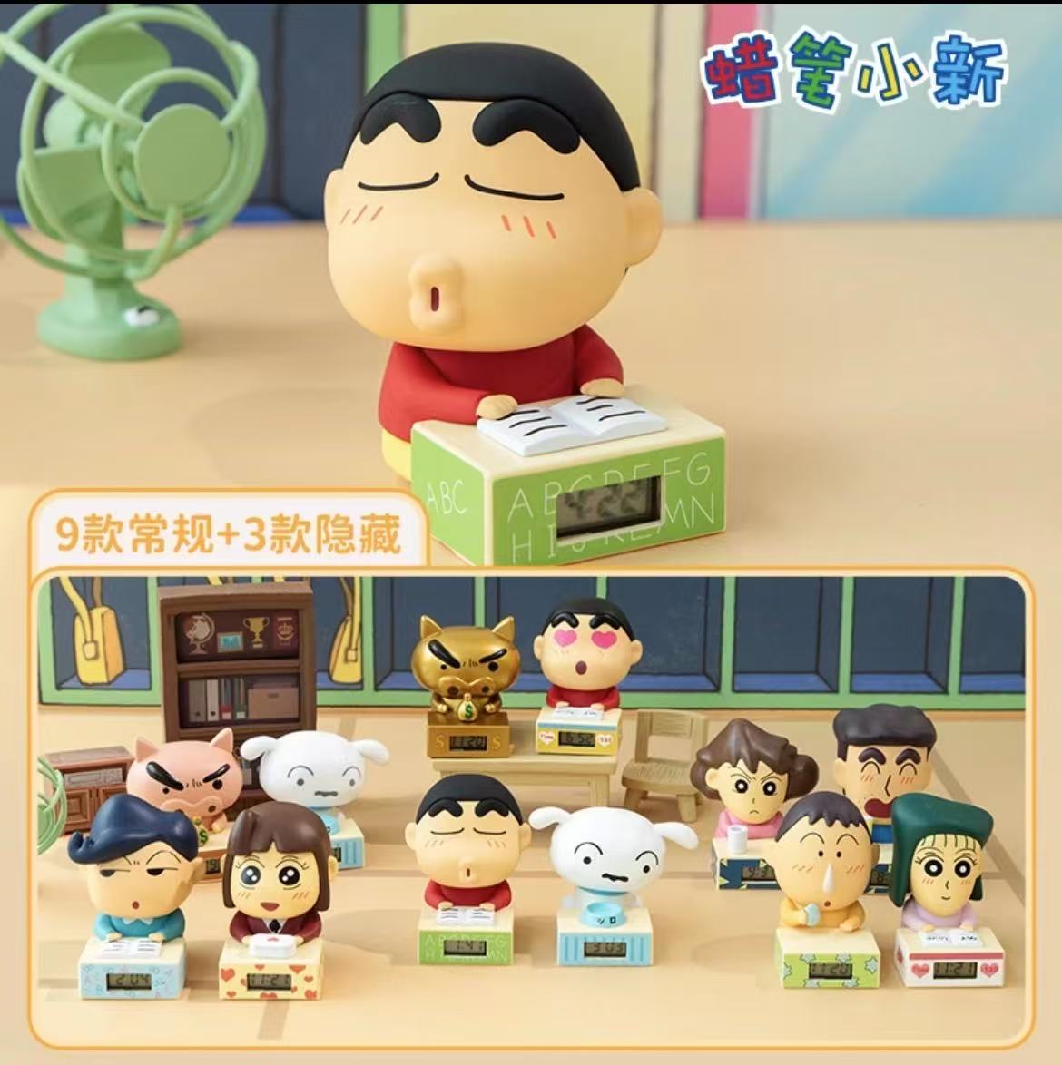 【麦和】蜡笔小新迷你时钟正版周边