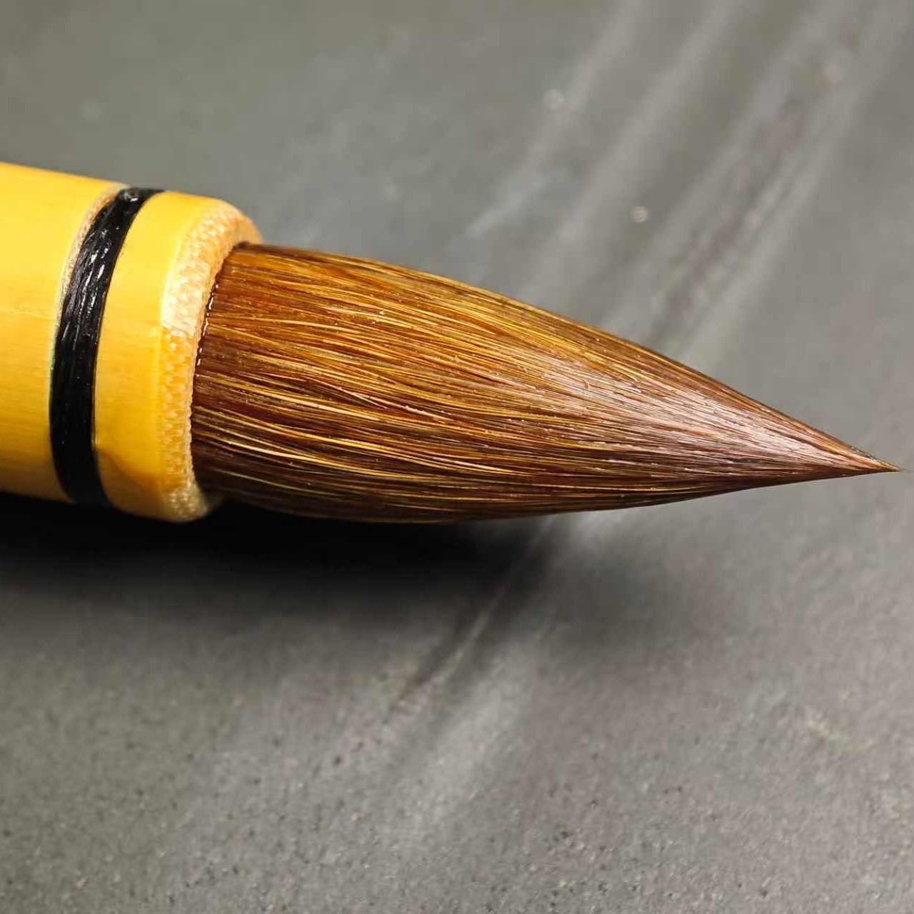 定制小狼毫毛笔出锋 2.2 口径 0.85   纯毛料入管深腰力好