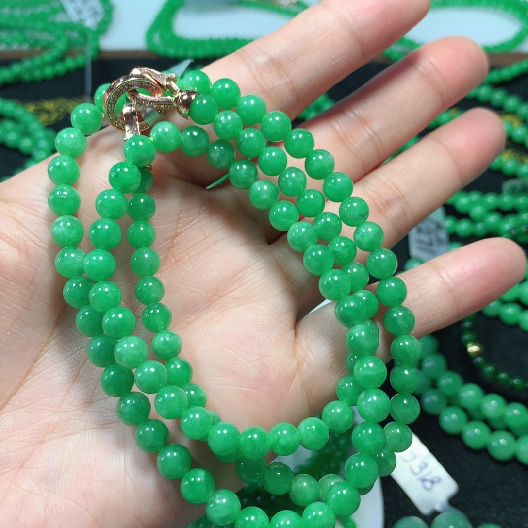 翡翠未镶嵌颈饰缅甸翡翠