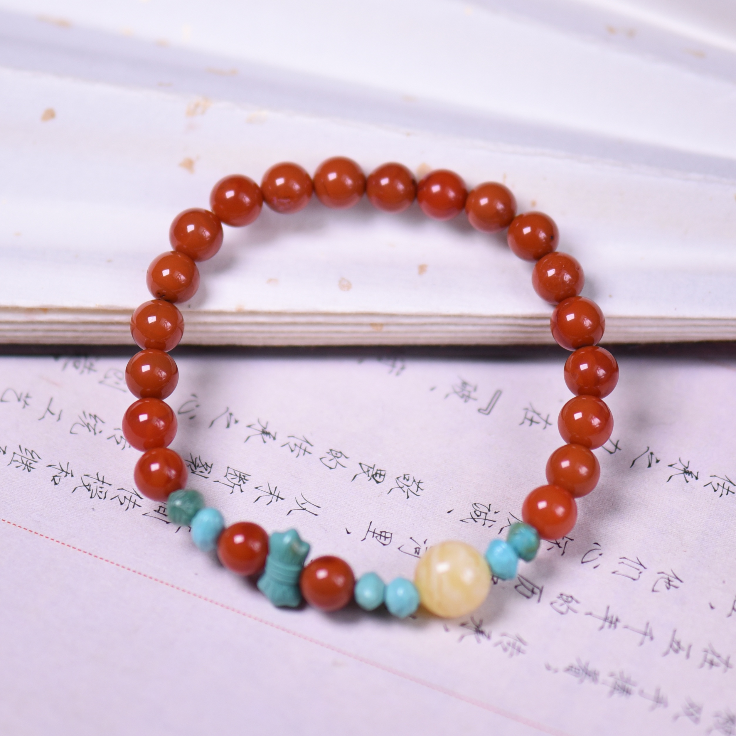 天然南红手串设计款