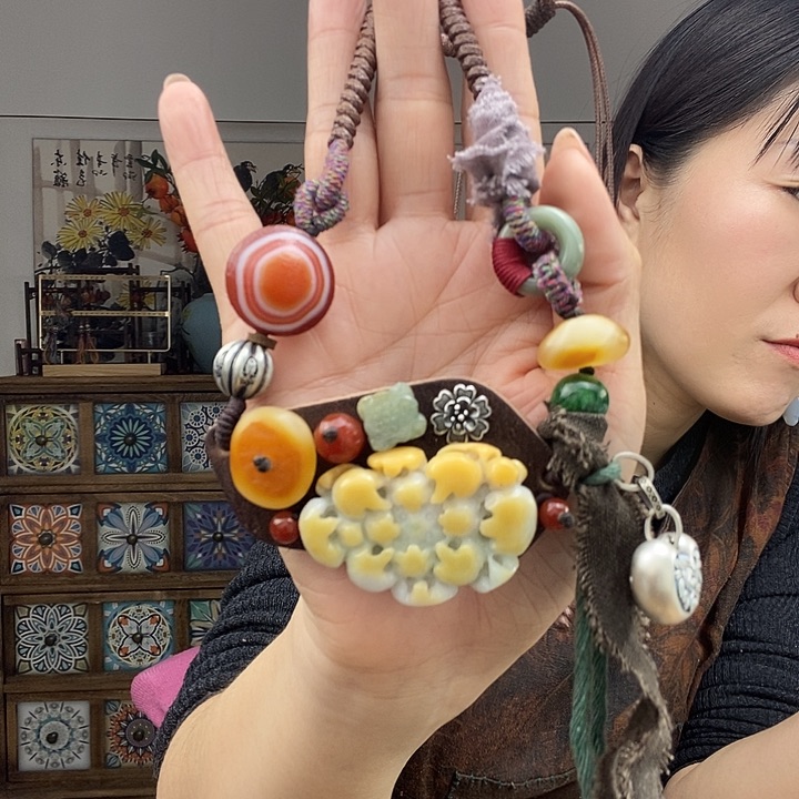 翡翠项链未镶嵌项链