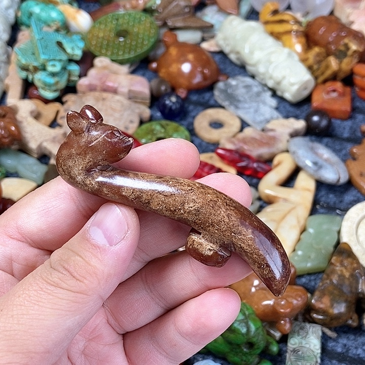 和田玉未镶嵌颈饰155