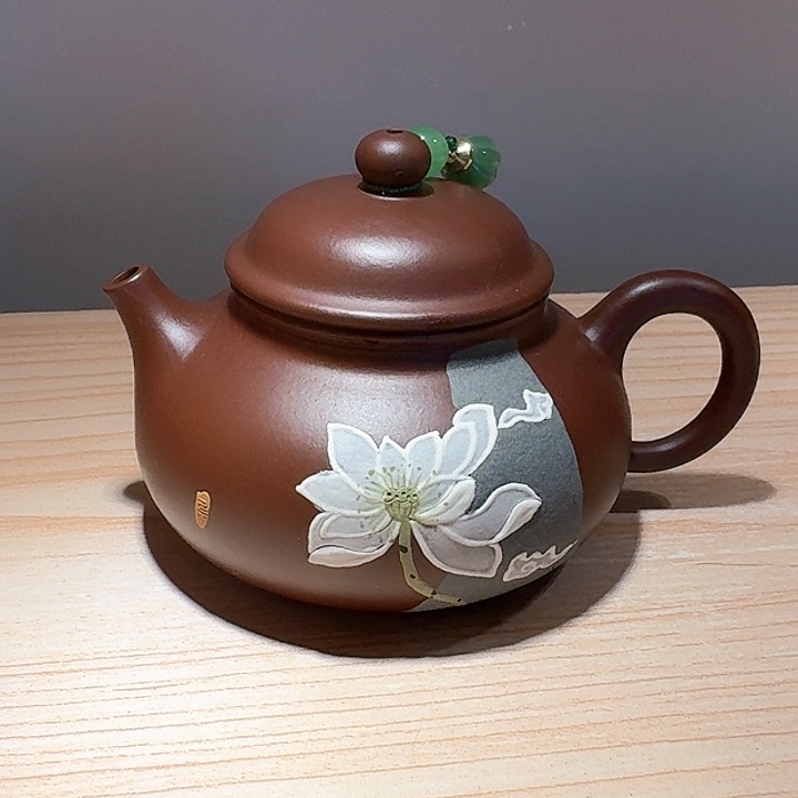 紫砂茶壶用****2宜兴原矿手工紫砂壶