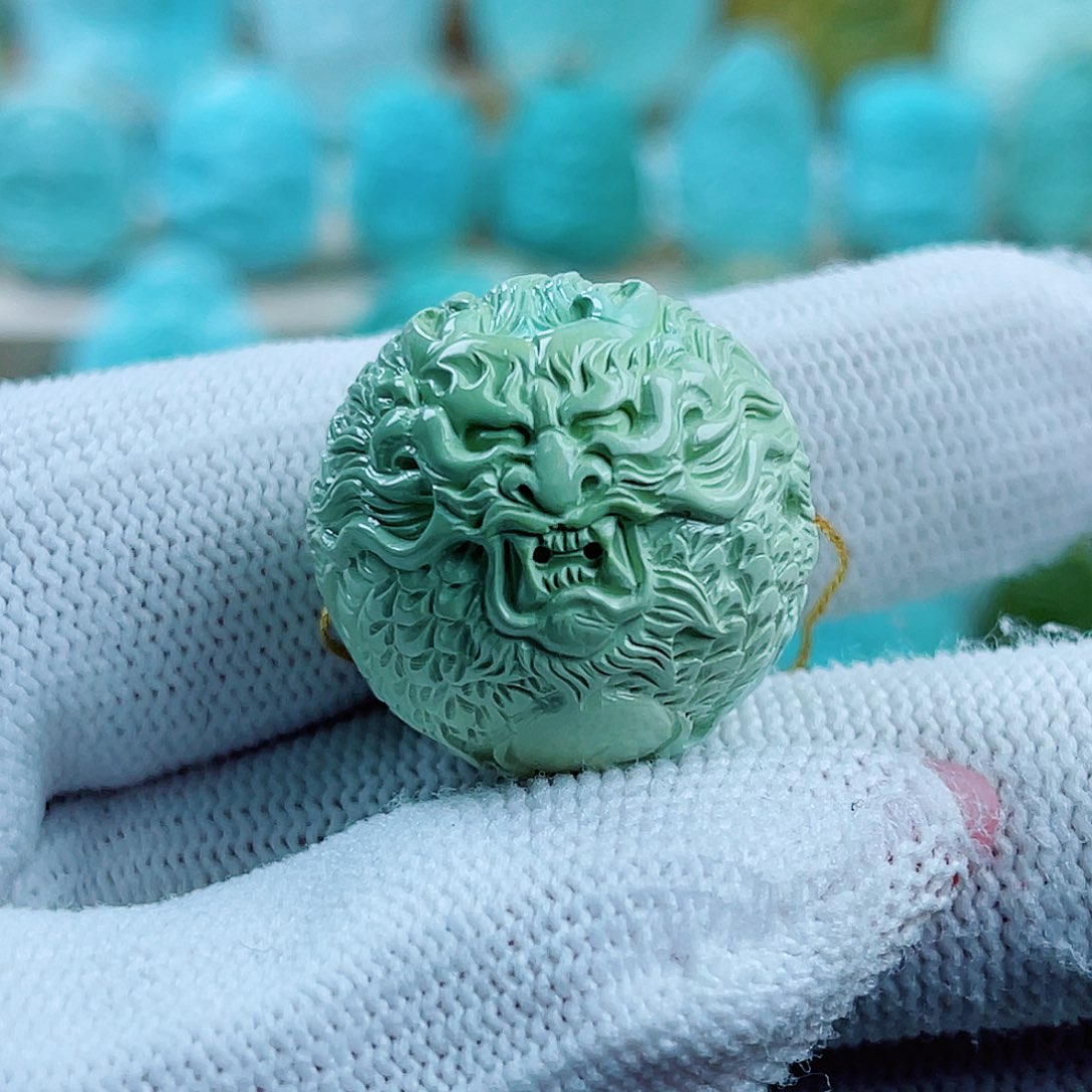 绿松石未镶嵌珠宝奇石配饰22