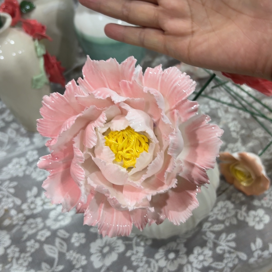 陶瓷花，拍满20发货，退款拉黑